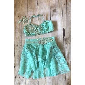 Custom dance competition solo costume child small